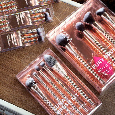 SC03 - BỘ KIT 3 CỌ MẮT PRO VACOSI, PHIÊN BẢN GOLDEN DRAGON - VACOSI FLEET THE EYES BRUSH KIT, 3PCS