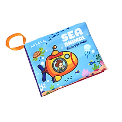 Sách Vải Lalala Baby Kích Thích Thị Giác Cho Bé Sơ Sinh 0 Đến 12 Tháng