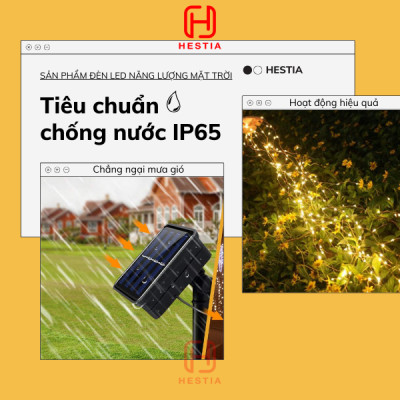 Đèn led dây năng lượng mặt trời T-Light 10 mét, 20 mét cho không gian Nhà, Quán Cafe, Ban Công, Sân Thượng Siêu Chill...