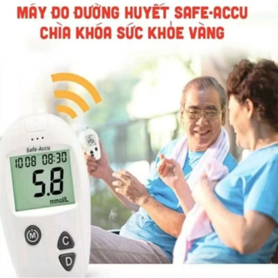 MÁY ĐO ĐƯỜNG HUYẾT TIỂU ĐƯỜNG TẠI NHÀ KIỂM TRA SỨC KHỎE AN TOÀN CHO MỌI NGƯỜI