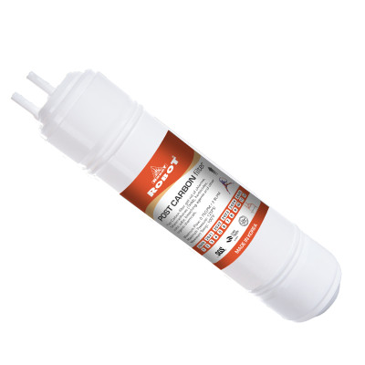 Lõi lọc Post Carbon ROBOT 11" (đúc nguyên khối kín - Korea) - Hàng chính hãng