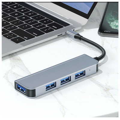 Hub Chuyển Đổi Type C Chính Hãng 4 in 1/5 in 1/ 6 in 1/ 7 in 1 và 8 in 1 | Vỏ Nhôm Cao Cấp | Truyền Tải Nhanh Chóng | Đa Dạng Kết Nối - Hàng Nhập Khẩu