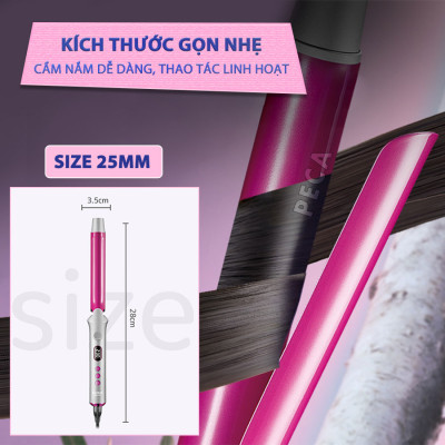 Máy uốn tóc cao cấp Kemei KM-2303 điều 13 mức nhiệt chỉnh nhiệt độ phù hợp với mọi loại tóc công suất mạnh mẽ - Hàng chính hãng