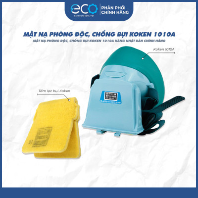 Combo Mặt nạ chống bụi Koken 1010A (Nhật Bản) và Kính bảo hộ chống bụi, chống tia UV Sperian S200A Mỹ