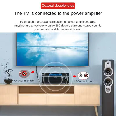 SOAIY Cáp Chuyển Âm Thanh Quang SPDIF, Đồng Trục Coxial Ra AV, AUX 3.5mm, Digital To Analog JH-Z239E Dài 1.5m - Hàng Nhập Khẩu