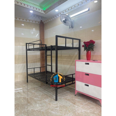 Giường sắt hai tầng homstay 1mx2m - Đại Thành