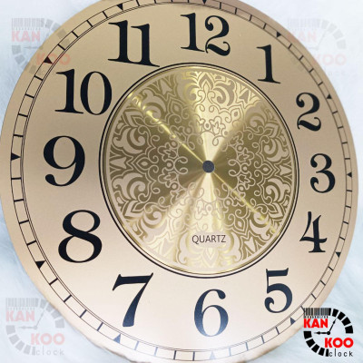 Mặt số đồng hồ treo tường nhôm dày loại XỊN đường kính 30cm (D30)- kiểu số học trò