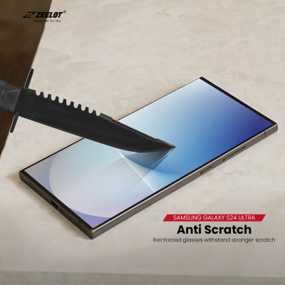 Kính cường lực Zeelot LOCA SOLIDSLEEK cho Samsung Galaxy S24 Ultra/ S24 Plus/ S24 trong suốt/ chống nhìn trộm_ Hàng Chính Hãng
