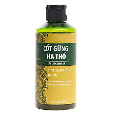 Cốt Gừng Hạ Thổ Massage Săn Chắc Vòng Eo, Lưu Thông Khí Huyết Wonmom 200ml