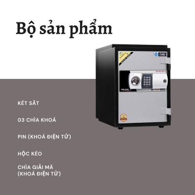 Két Sắt Chống Cháy Solid SLS-49 (60kg)