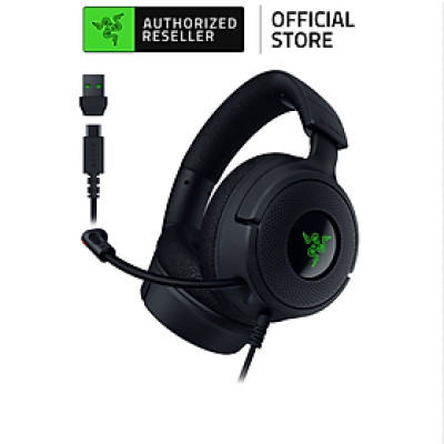 Tai Nghe Gaming Kraken V4 X | Kết Nối Dây Type C/A | Driver 40MM | Micro Thu Gọn | Âm Thanh 7.1 | Vải Đệm Tai Hybrid | Led RGB | Hàng Chính Hãng