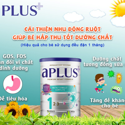 Sữa Aplus số 1, số 2, số 3 (900g)  Dành Cho Bé Sơ Sinh Cho Đến 3 Tuổi 