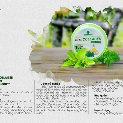 MẶT NẠ COLLAGEN TƯƠI BÌ HEO MẸ KEN (200ml)