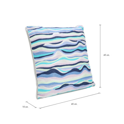 Gối Tựa MARBY-WAVE 45x45x10 cm, chất liệu vải cotton, nhiều màu | Index Living Mall - Phân phối độc quyền tại Việt Nam