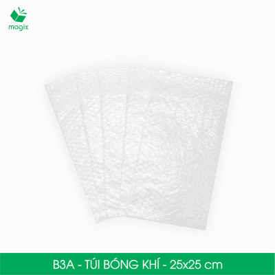B3A - 25x25 cm - 50 Túi bóng khí chống sốc đóng hàng - Túi gói hàng, bọc chống sốc, xốp chống sốc