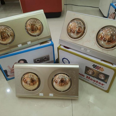 Đèn Sưởi ABG CH-B2D 2 Bóng Sưởi, Sưởi Ấm Nhà Tắm, Phòng Ngủ, Phòng Khách - Hàng Chính Hãng