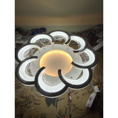 Mâm mika hoa,đèn mâm áp trần,đèn trang trí, đèn ốp trần, đèn trang trí, đèn decor DT