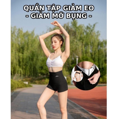 Quần Tập Đùi Sinh Nhiệt Đốt Cháy Mỡ Bụng Giảm Eo Siêu Tốc