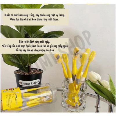 Đồ dùng vệ sinh -Hộp 8 cây bàn chải 2 in 1 cho bé ,kèm dụng cụ cạo lưỡi ,giúp giảm vi khuẩn gây sâu răng và hôi miệng ,cán cầm chống trượt ,lông bàn chải sợi tơ siêu mềm , giúp chải răng sạch hơn ,an toàn và tiện lợi