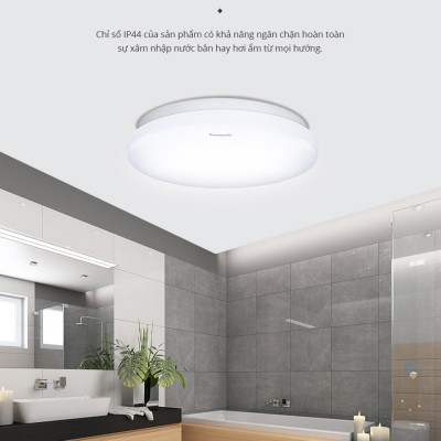 Đèn ốp trần nổi Panasonic Simple Ceiling 1G Loại đổi màu Công suất (12W,18W)
