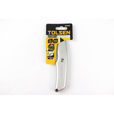 DAO RỌC GiẤY LƯỠI LIỀN CỐ ĐỊNH CÁN NHÔM TOLSEN 30108 - HÀNG CHÍNH HÃNG