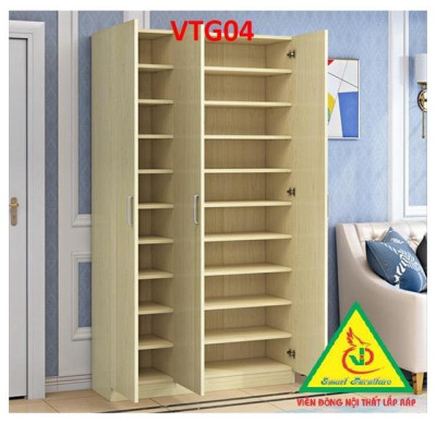 Tủ Giày Hiện Đại Nhiều Ngăn Để Giày, Tiết Kiệm Diện Tích VTG04A - Nội thất lắp ráp Viendong Adv