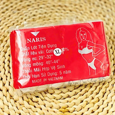 [1 Gói] 6 Quần Lót Cotton NARIS Dùng 1 Lần Mềm Mại, Mỏng, Thoáng Cho Mẹ Sau Sinh/ Phụ Nữ - Hàng Đẹp (katydang)