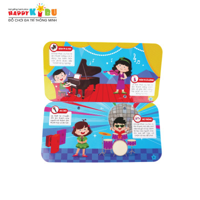 Đồ Chơi HAPPY KIBU Kibu Âm Nhạc Thế Giới Âm Thanh Diệu Kỳ KB00823-001
