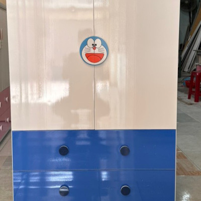 Tủ áo trẻ em Juno Sofa họa tiết nhiều màu sắc 82 x 120 x 45 cm