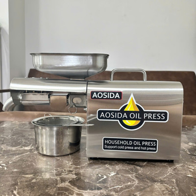 Máy ép dầu thực vật nóng và lạnh thương hiệu cao cấp AOSIDA 888A - Công suất cực đại: 1000W - Hàng Nhập Khẩu