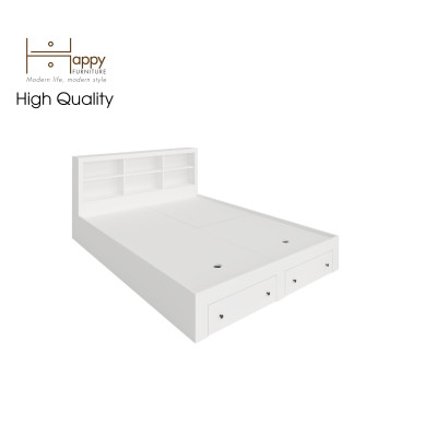 [Happy Home Furniture] FENNY, Giường ngủ -  kết hợp kệ đựng đồ ( chống ẩm cao cấp ), GNG_013, GNG_014, GNG_015, GNG_016