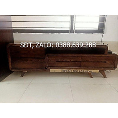 Kệ ti vi thông minh gố sồi