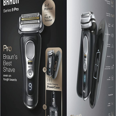 MÁY CẠO RÂU BRAUN SERIES 9 PRO 9470CC NOIR Hàng Chinh Hãng