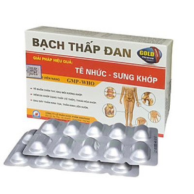Combo 2 Hộp Bạch Thấp Đan Vinaphar Hộp 30 viên - Hổ trợ giảm tê nhức sưng khớp - Giúp giảm đau mỏi xương khớp, tê buồn chân tay  - Châu Ngân Pharma