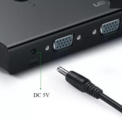 Ugreen UG50279CM153TK Màu Đen Bộ gộp VGA 4 vào 1 ra hỗ trợ FULL HD 500Ghz - HÀNG CHÍNH HÃNG