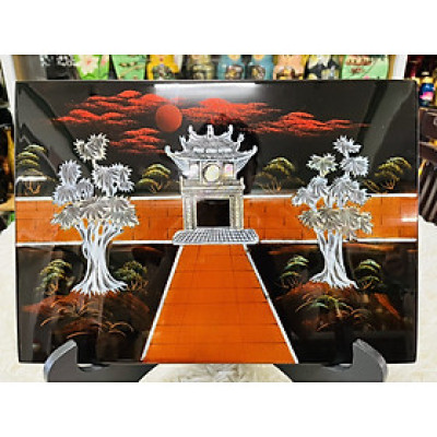 Tranh sơn mài - VĂN MIẾU QUỐC TỬ GIÁM - Di tích lịch sử Việt Nam