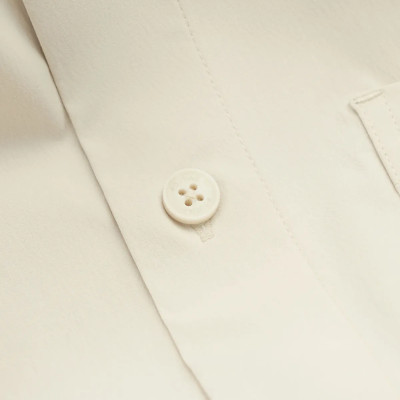 Áo sơ mi tay ngắn nam vải dù nhãn trang trí. Loose - RT 10F24SHS010 | ROUTINE CÀ MAU