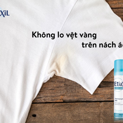 Xịt Khử Mùi Etiaxil Déodorant Anti-Transpirant 48h Anti-Traces Blanches & Jaunes 100ml
