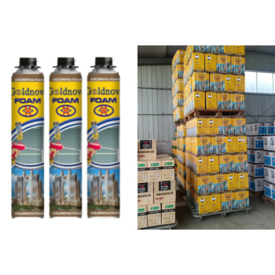 Keo Bọt (FOAM) Goldnova- 5 Hộp; Hộp =12 Lon/750ml