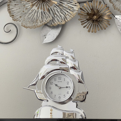 Đồng hồ Rhythm 4RP705WS19 Kt 23.3 x 25.9 x 6.6cm, 370g Vỏ nhựa. Dùng Pin.