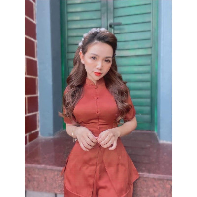 ĐỒ LAM ĐI CHÙA BỘ CỔ TÀU  trang nhã giản dị kín đáo