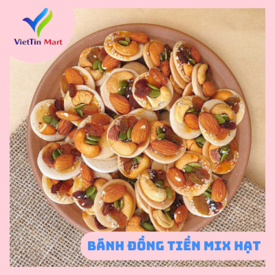 Bánh đồng tiền mix hạt Viettin Mart 300G 