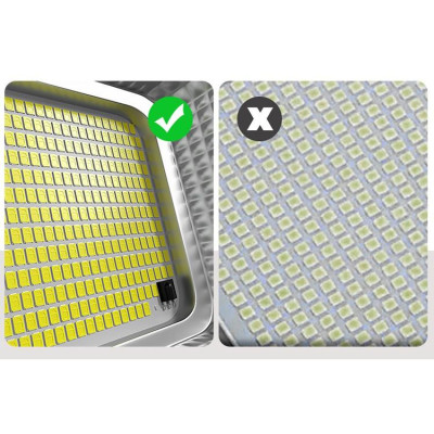 Đèn năng lượng mặt trời Solar light 500W 1 bóng đèn 302 chip Led, pin lithium 30.000Mah, sáng liên tục 10-15h