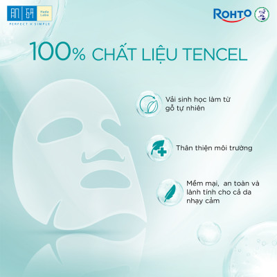 Mặt nạ tinh chất làm dịu và cải thiện da mụn, nhạy cảm cao cấp Hada Labo Premium Pore Care Serum Mask (23g/miếng)