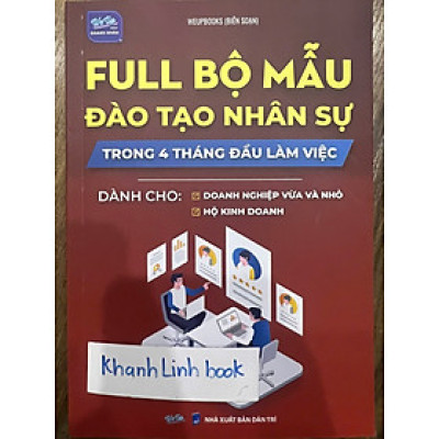 Sách - Full Bộ Mẫu Đ.ào T.ạo Nhân Sự Trong 4 Tháng Đầu Làm Việc (WU)