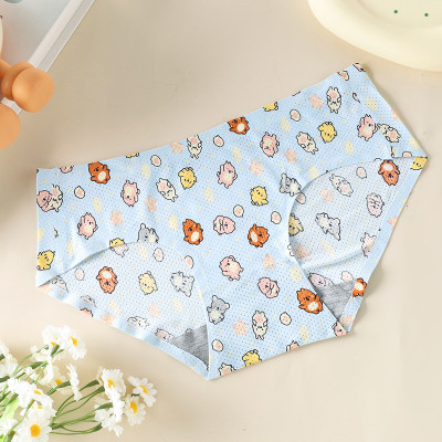 Combo 5 Quần Lót Nữ Su Thông Hơi Họa Tiết Mã 7033 – Mát Lạnh, Thoáng Khí, Phong Cách