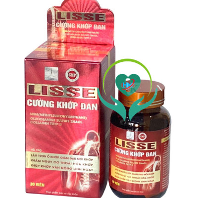 ￼Lisse cường khớp đan -(Hộp 30 viên)-  Hỗ trợ giảm nguy cơ thoái hoá khớp, giảm đau mỏi khớp