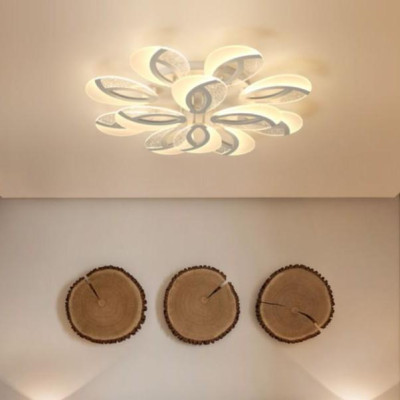 Đèn trần FATAP phong cách hiện đại, sang trọng với 3 chế độ ánh sáng - kèm điều khiển từ xa - (151).