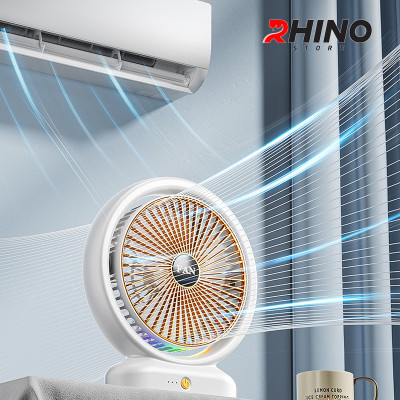 Quạt tích điện để bàn văn phòng Rhino F103 gồm 3 mức độ gió