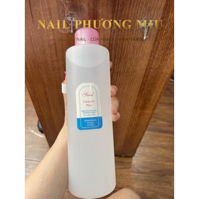 Nước Lau Gel Sina Chai 1000ml, Bền Thơm Dễ Sạch, Dung Dịch Phá Gel Cleanser Plus 1 Lít Làm Sạch Móng Nhanh Khô Cho Làm Nail Chuyên Nghiệp Cleansing